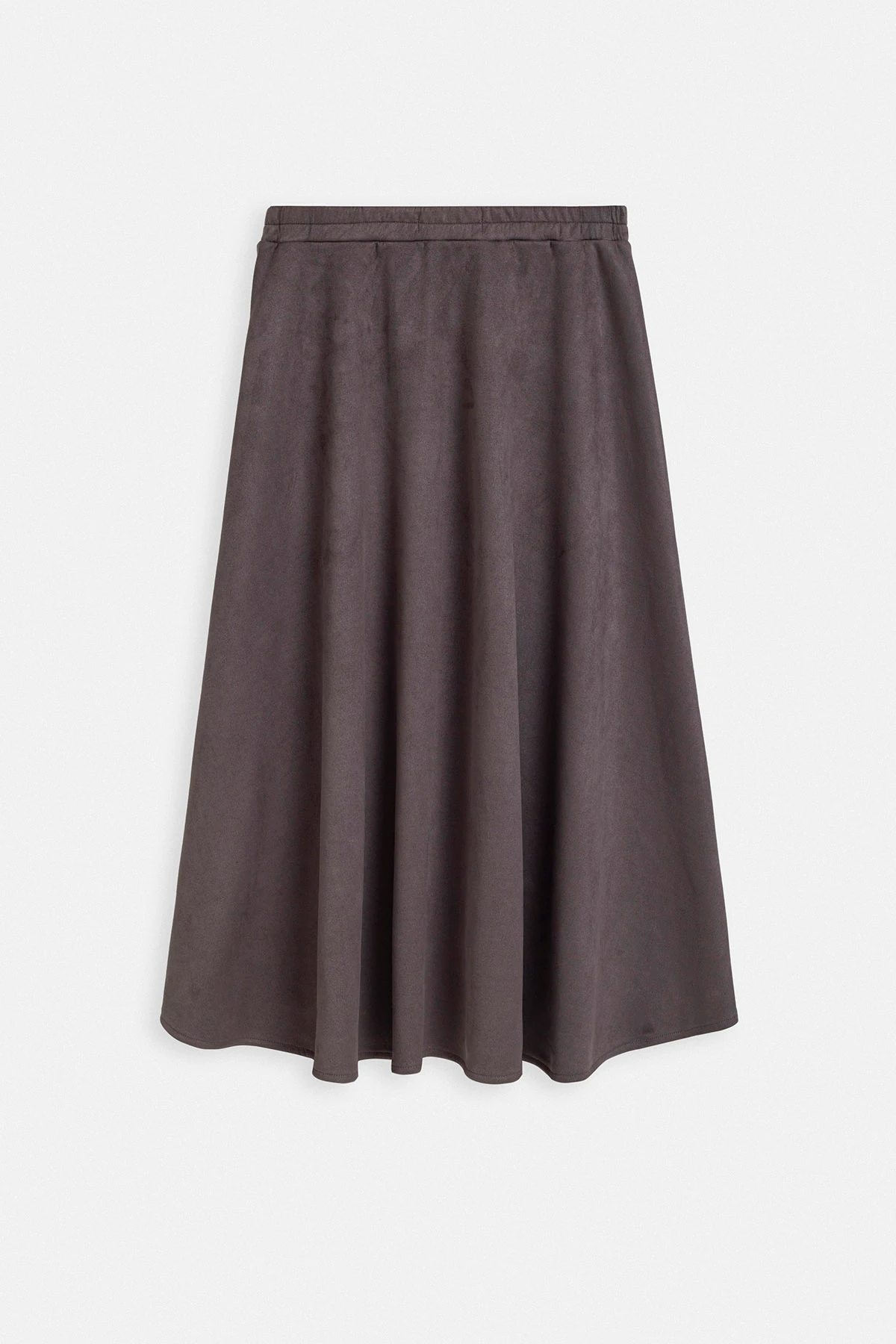 SCUBA SUET MIDI ETEK - ANTRASİT