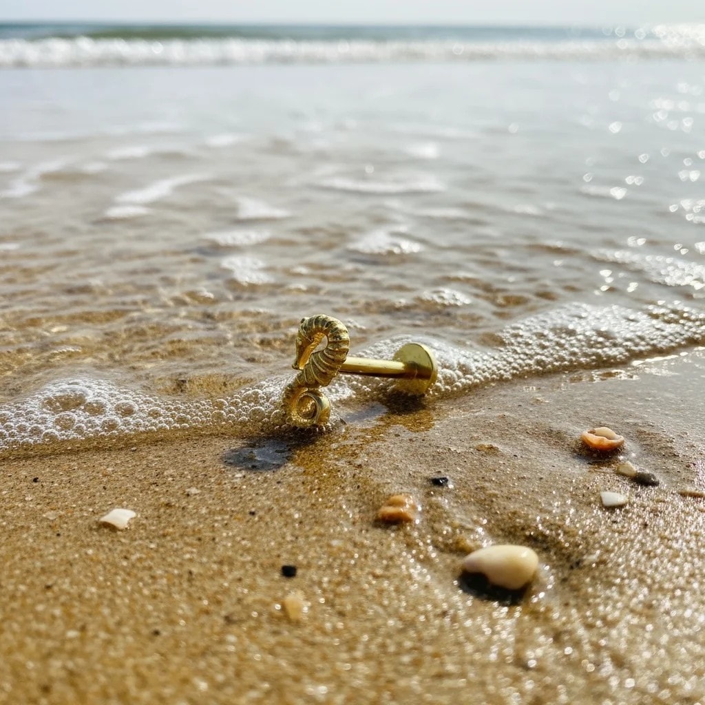 Sea Horse Piercing
