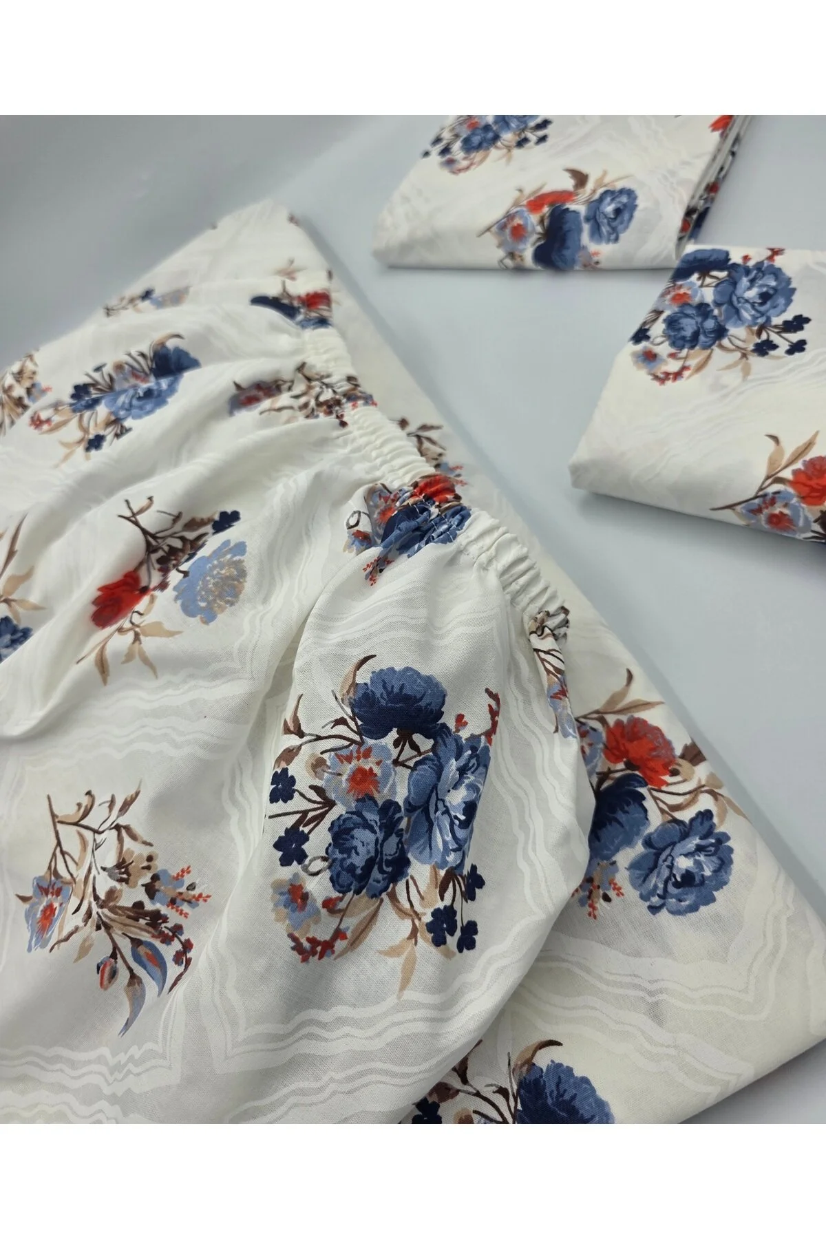 Yeni Sezon | %100 Pamuk Lastikli Çarşaf + Yastık Kılıfı | Derin Köşe (28-30 cm)