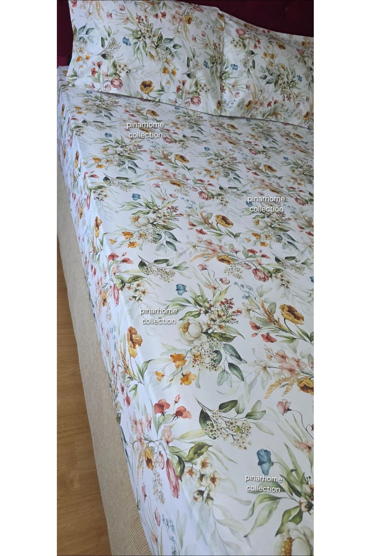 3 BOYUTLU DİJİTAL BASKI YENİ SEZON%100 PAMUK LASTİKLİ ÇARŞAF+YASTIK KILIFI KÖŞE DERİNLİĞİ 28-30 CM