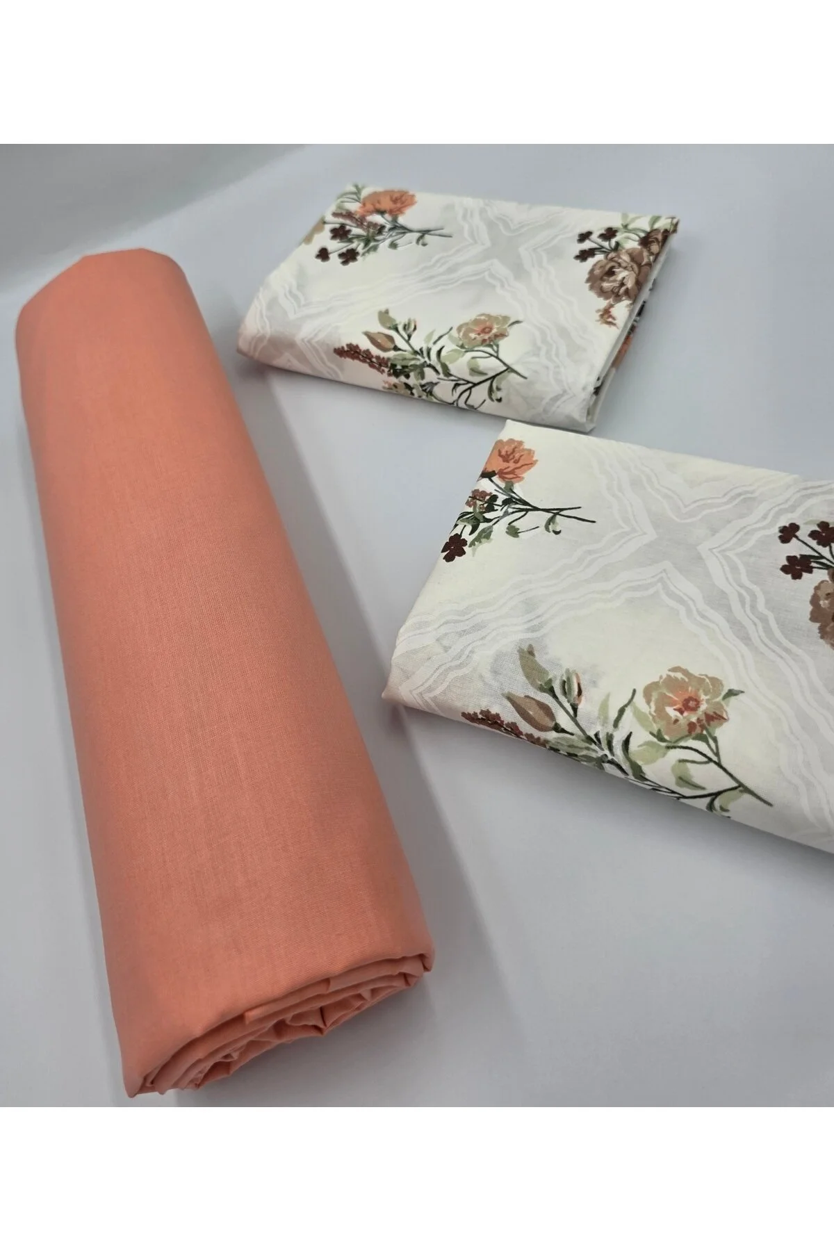 Yeni Sezon | %100 Pamuk Lastikli Çarşaf + Yastık Kılıfı | Derin Köşe (28-30 cm)