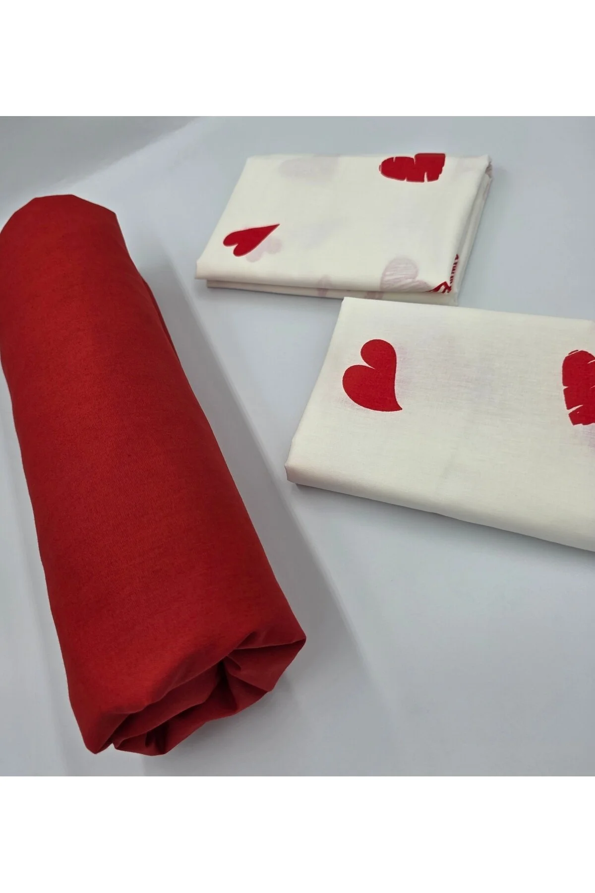 Yeni Sezon | %100 Pamuk Lastikli Çarşaf + Yastık Kılıfı | Derin Köşe (28-30 cm)