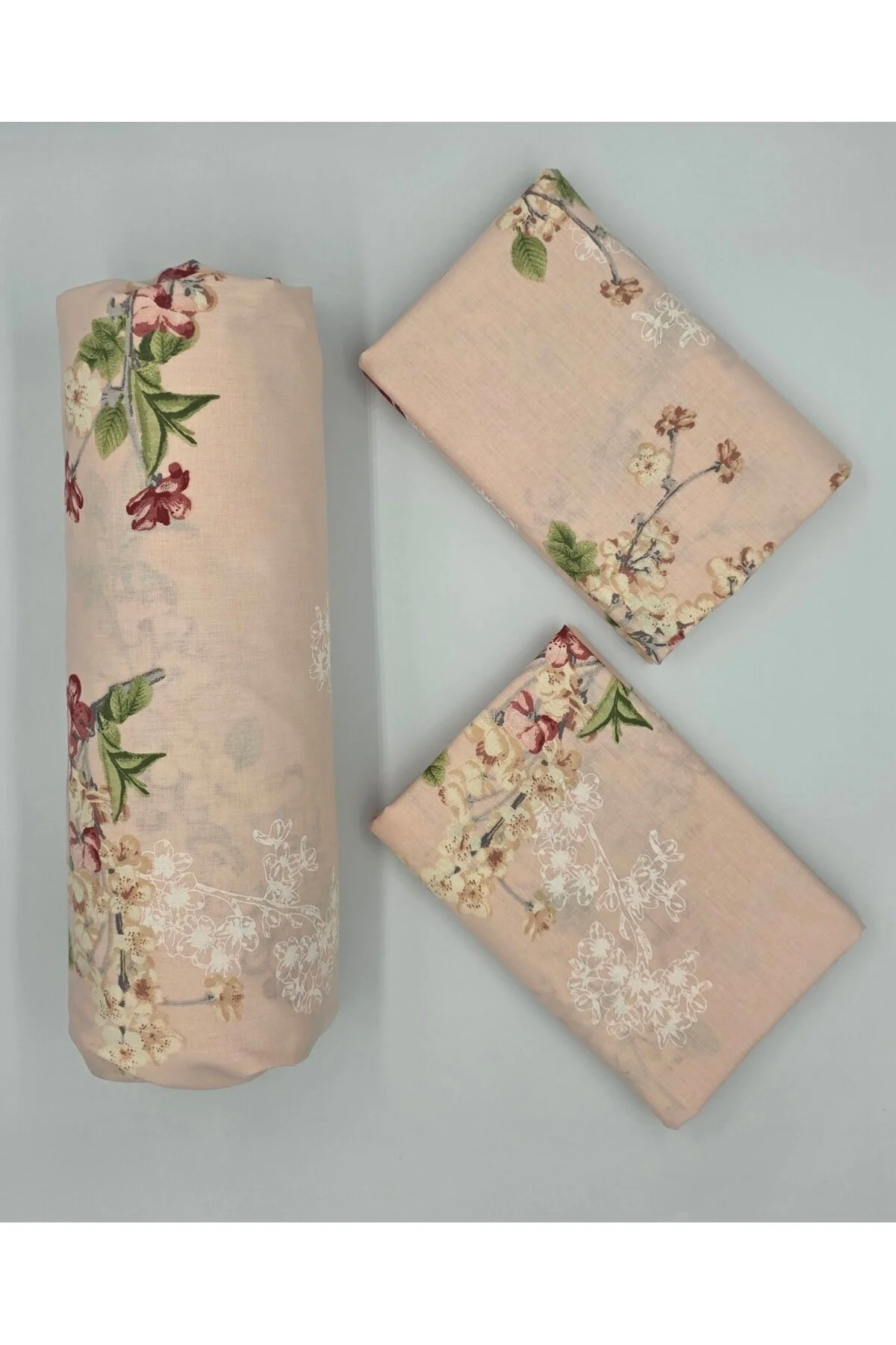 Yeni Sezon | %100 Pamuk Lastikli Çarşaf + Yastık Kılıfı | Derin Köşe (28-30 cm)