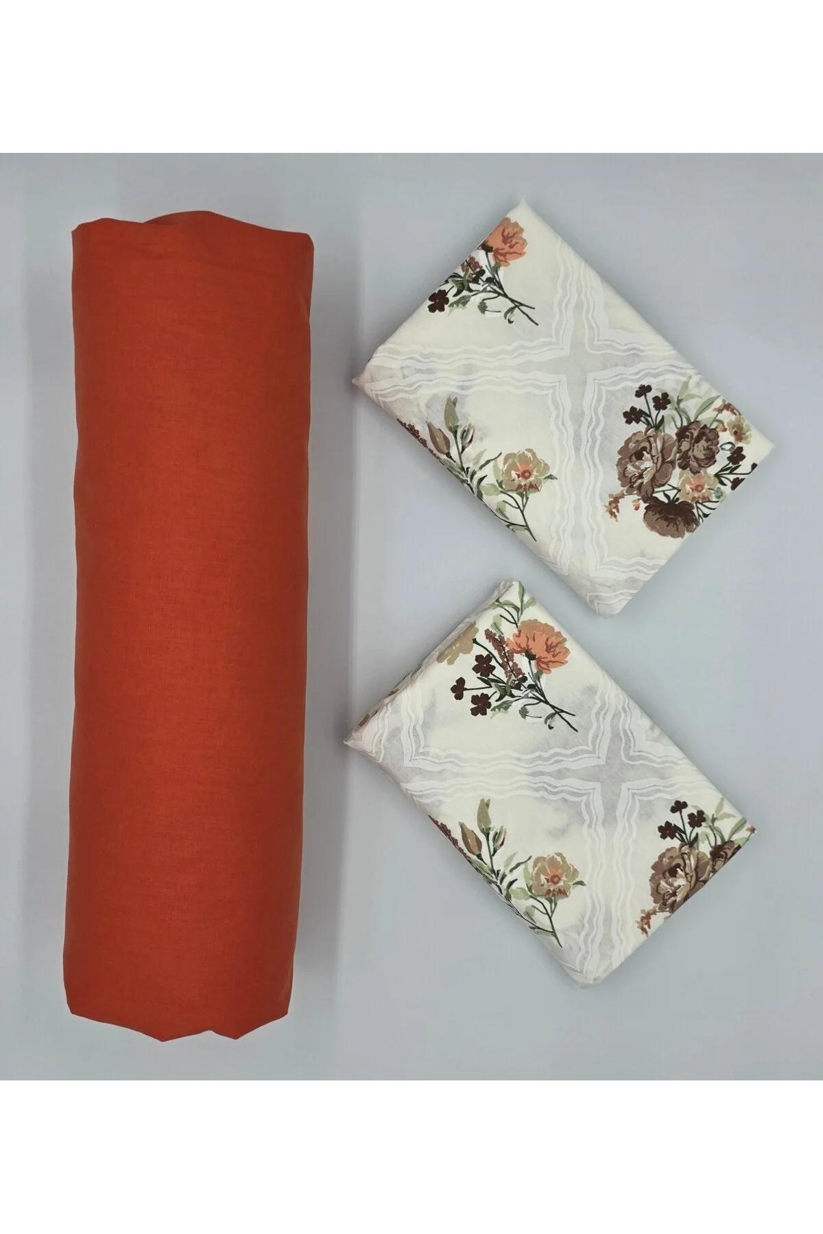 Yeni Sezon | %100 Pamuk Lastikli Çarşaf + Yastık Kılıfı | Derin Köşe (28-30 cm)