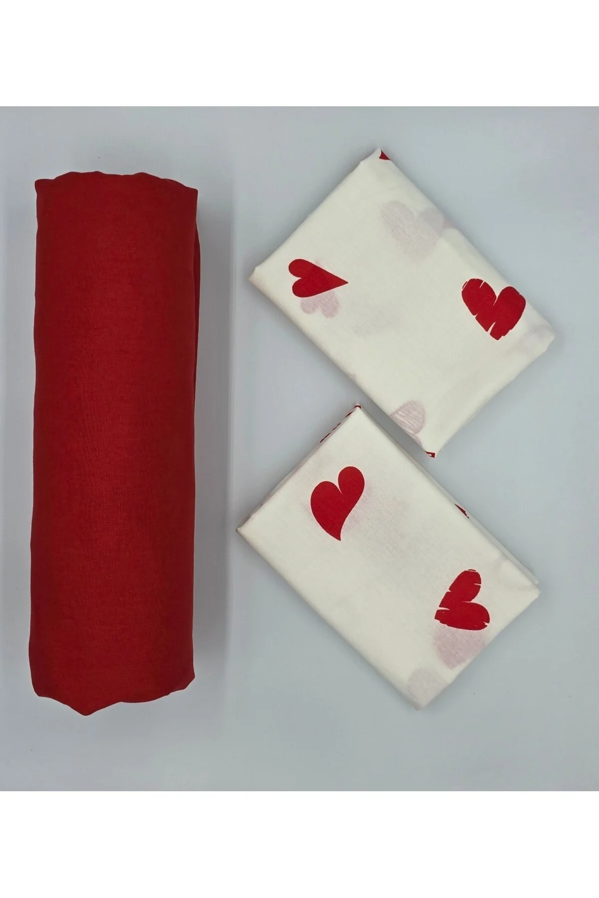 Yeni Sezon | %100 Pamuk Lastikli Çarşaf + Yastık Kılıfı | Derin Köşe (28-30 cm)