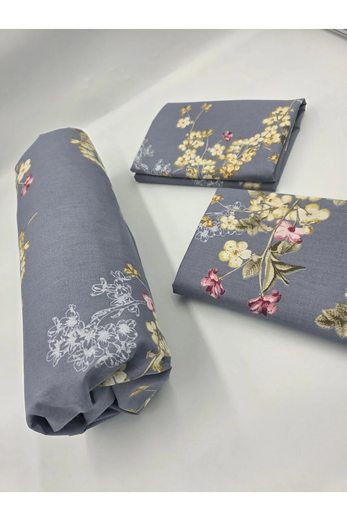 Yeni Sezon | %100 Pamuk Lastikli Çarşaf + Yastık Kılıfı | Derin Köşe (28-30 cm)