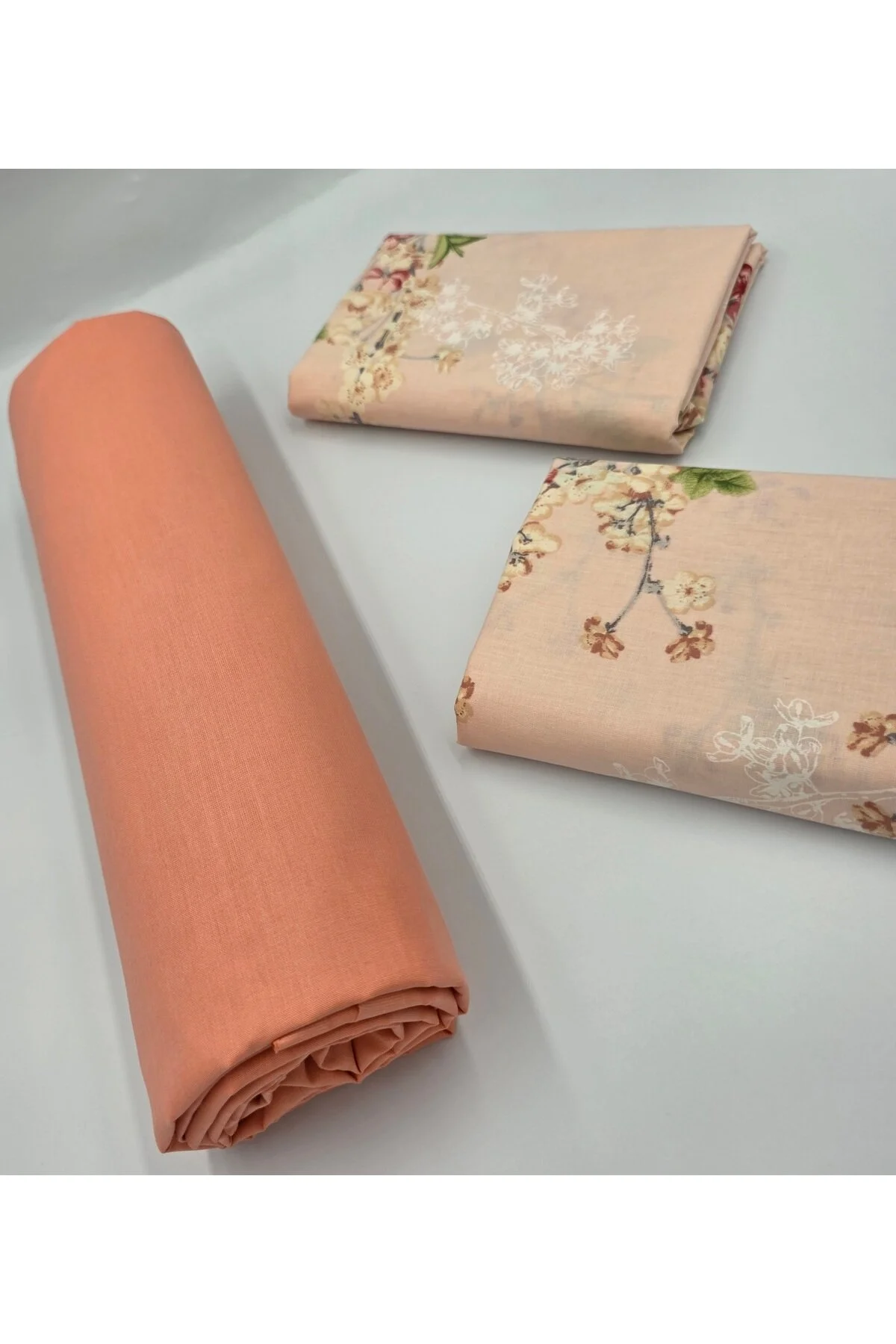 Yeni Sezon | %100 Pamuk Lastikli Çarşaf + Yastık Kılıfı | Derin Köşe (28-30 cm)