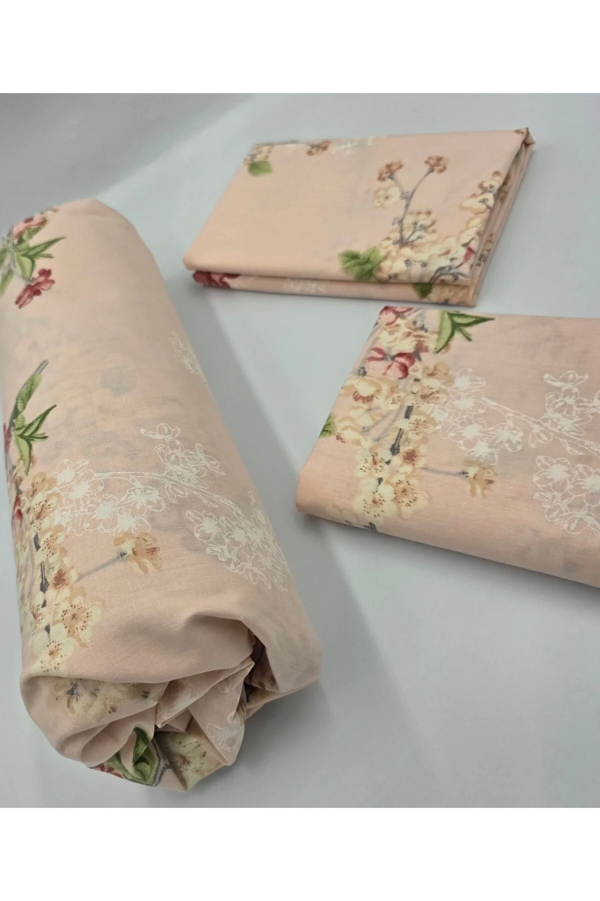 Yeni Sezon | %100 Pamuk Lastikli Çarşaf + Yastık Kılıfı | Derin Köşe (28-30 cm)