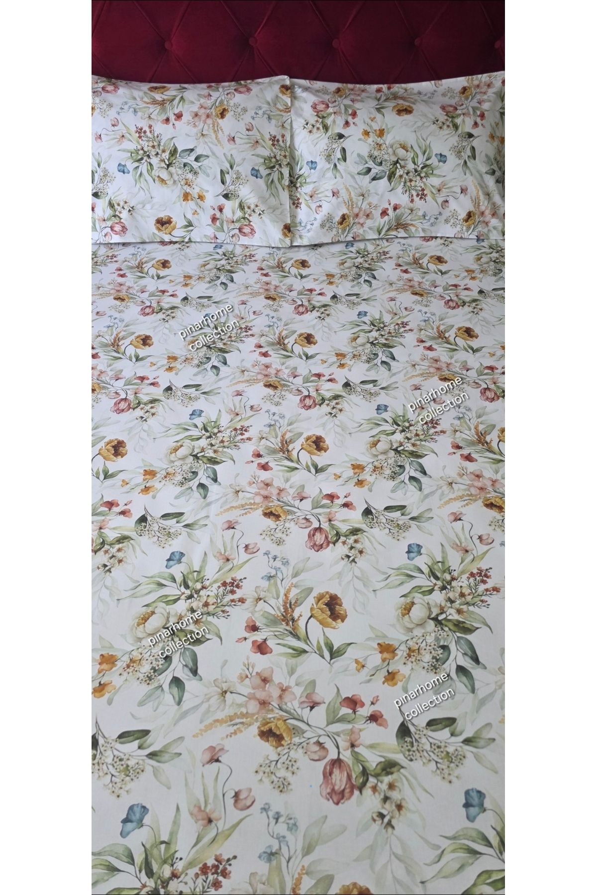 3 BOYUTLU DİJİTAL BASKI YENİ SEZON%100 PAMUK LASTİKLİ ÇARŞAF+YASTIK KILIFI KÖŞE DERİNLİĞİ 28-30 CM