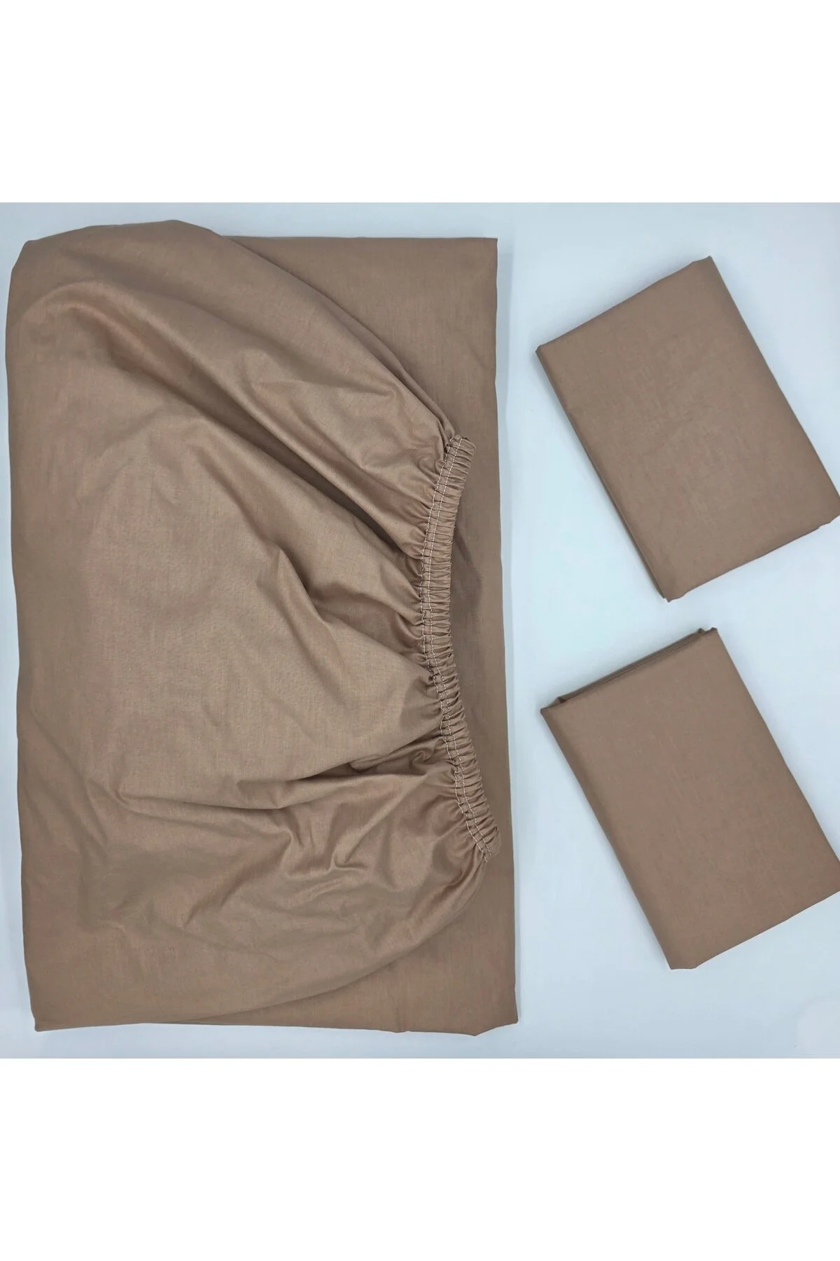 Yeni Sezon | %100 Pamuk Lastikli Çarşaf + Yastık Kılıfı | Derin Köşe (28-30 cm)