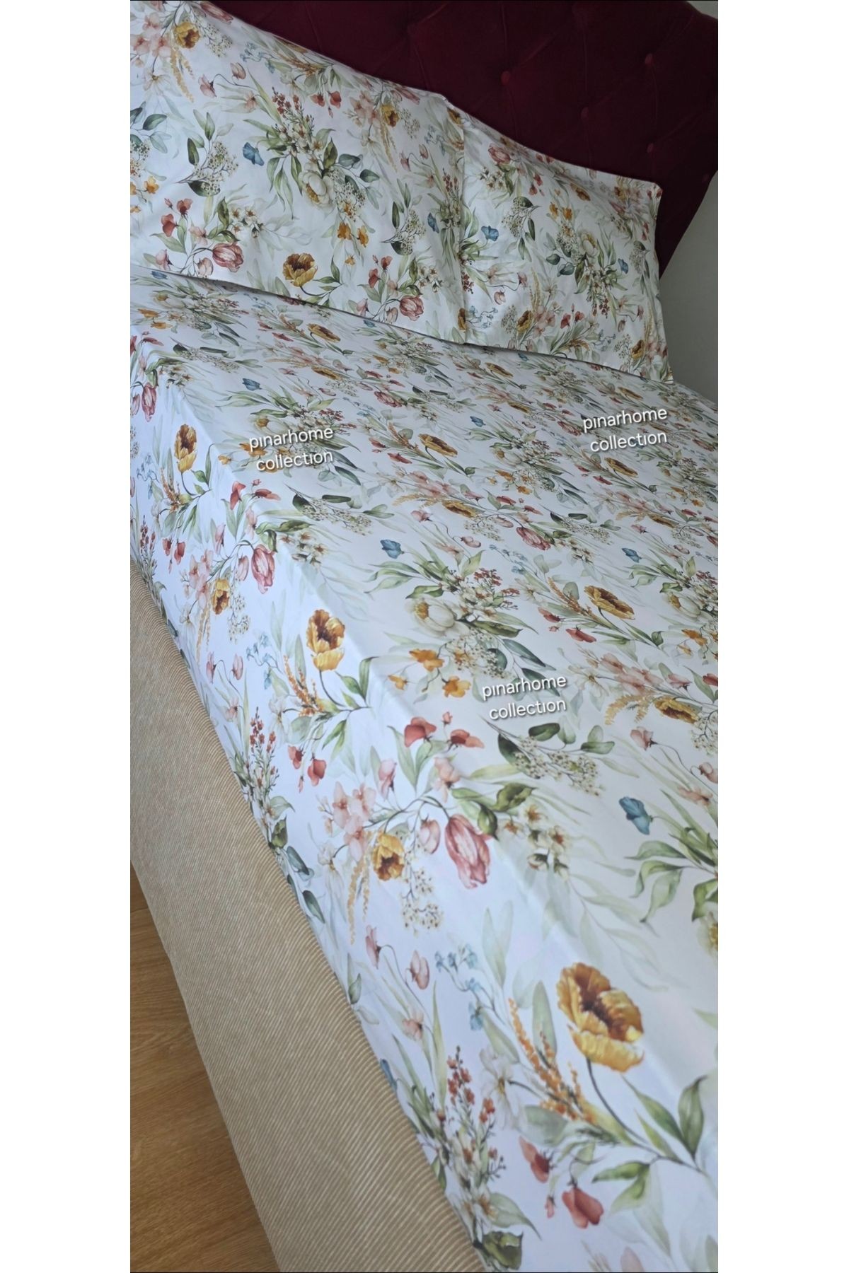 3 BOYUTLU DİJİTAL BASKI YENİ SEZON%100 PAMUK LASTİKLİ ÇARŞAF+YASTIK KILIFI KÖŞE DERİNLİĞİ 28-30 CM