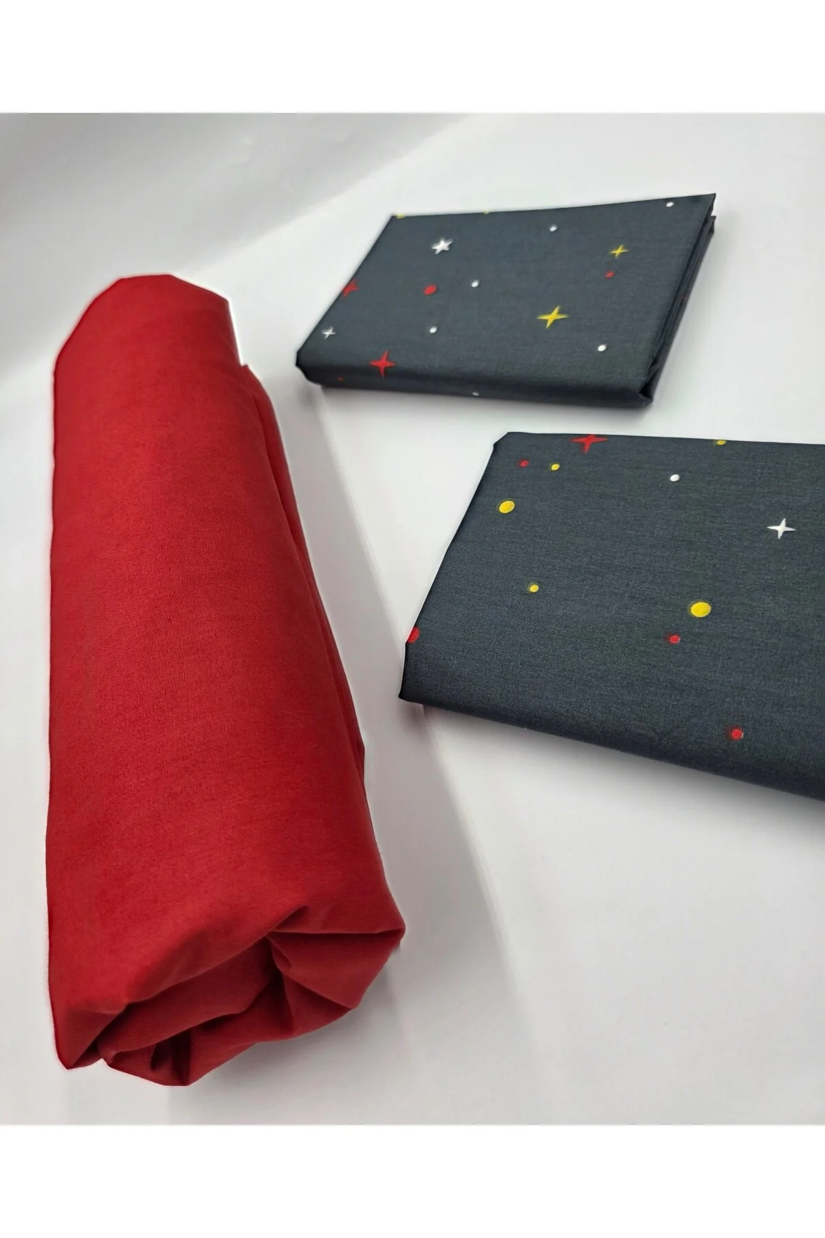 Yeni Sezon | %100 Pamuk Lastikli Çarşaf + Yastık Kılıfı | Derin Köşe (28-30 cm)