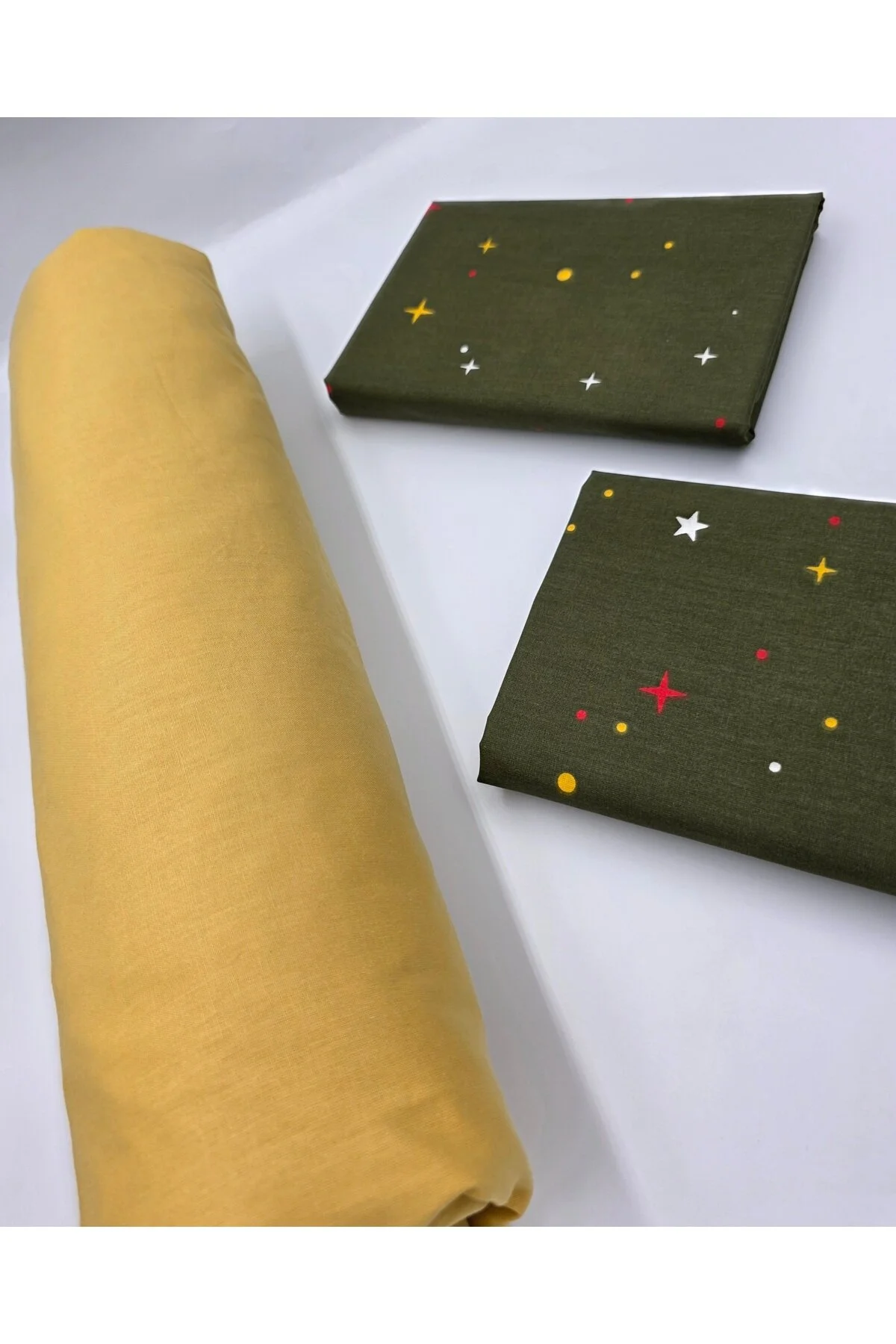 Yeni Sezon | %100 Pamuk Lastikli Çarşaf + Yastık Kılıfı | Derin Köşe (28-30 cm)