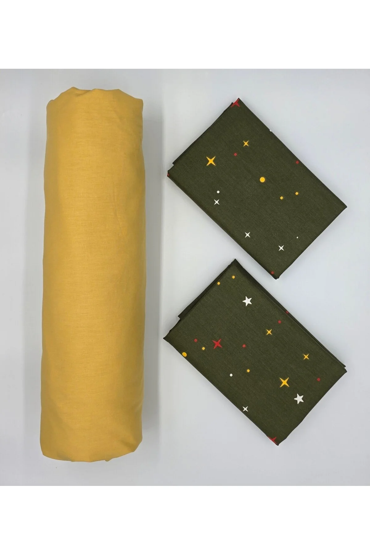 Yeni Sezon | %100 Pamuk Lastikli Çarşaf + Yastık Kılıfı | Derin Köşe (28-30 cm)