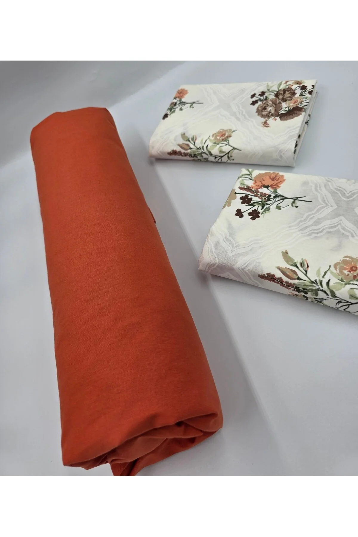 Yeni Sezon | %100 Pamuk Lastikli Çarşaf + Yastık Kılıfı | Derin Köşe (28-30 cm)