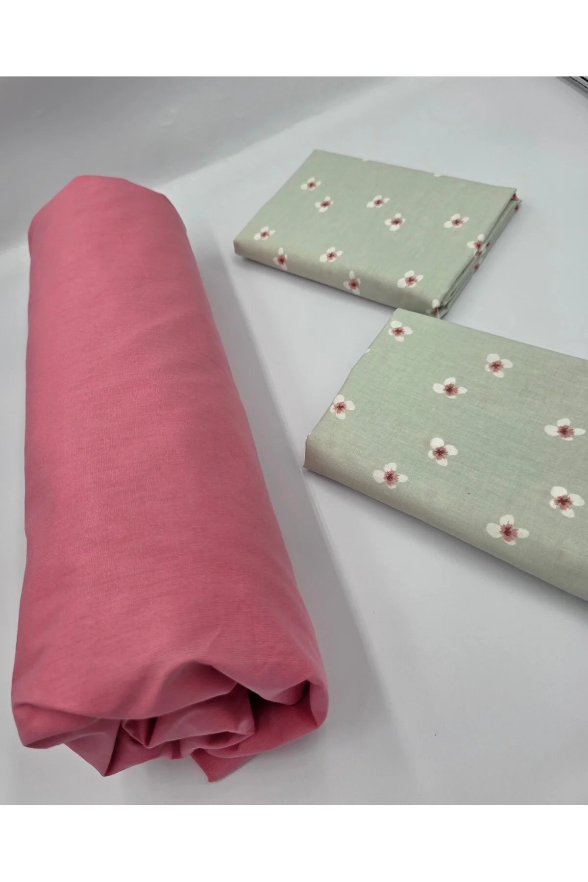 Yeni Sezon | %100 Pamuk Lastikli Çarşaf + Yastık Kılıfı | Derin Köşe (28-30 cm)