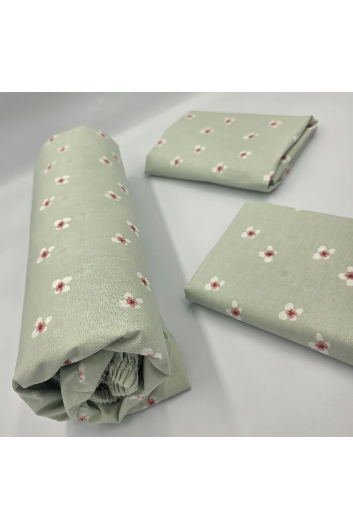 Yeni Sezon | %100 Pamuk Lastikli Çarşaf + Yastık Kılıfı | Derin Köşe (28-30 cm)