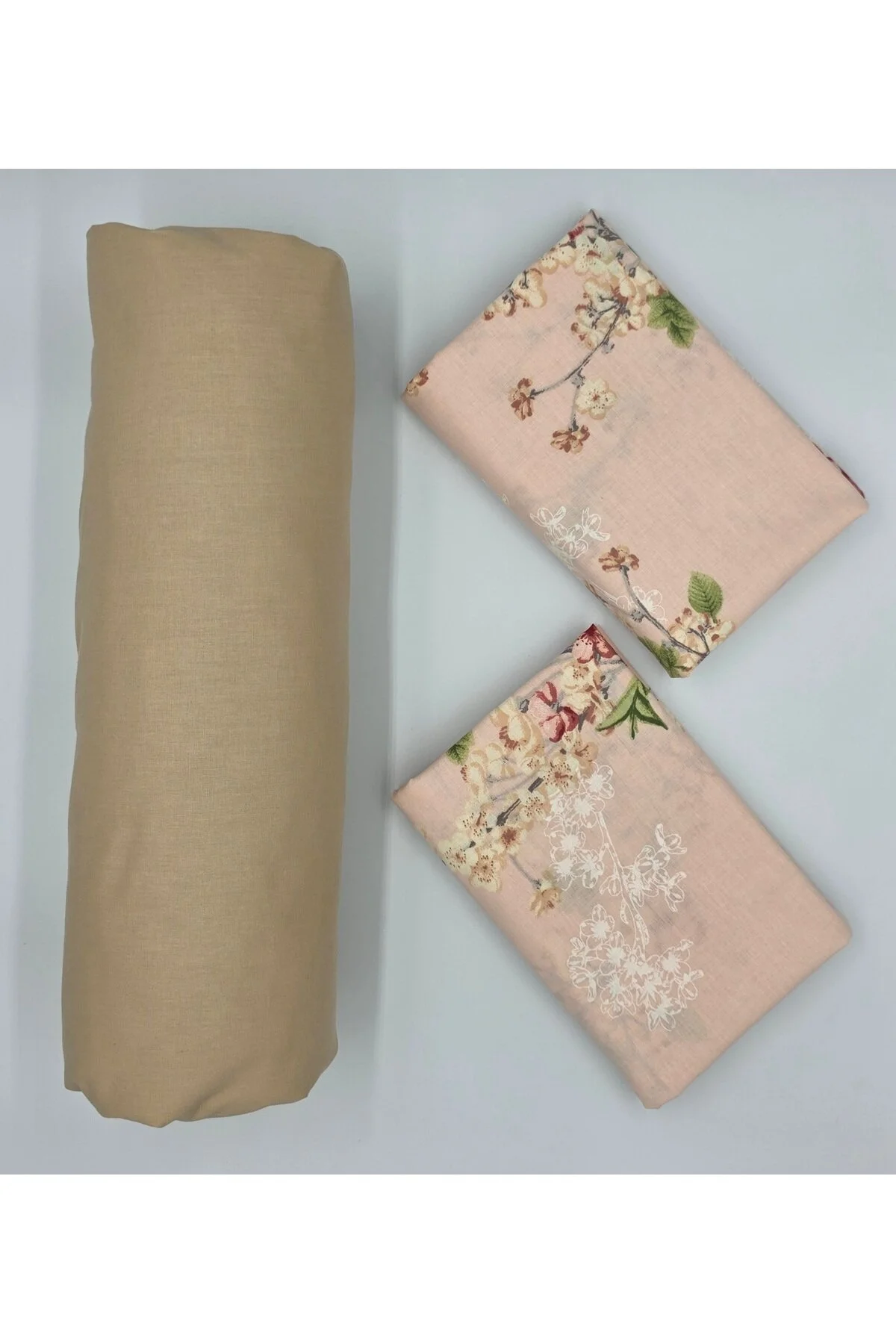 Yeni Sezon | %100 Pamuk Lastikli Çarşaf + Yastık Kılıfı | Derin Köşe (28-30 cm)