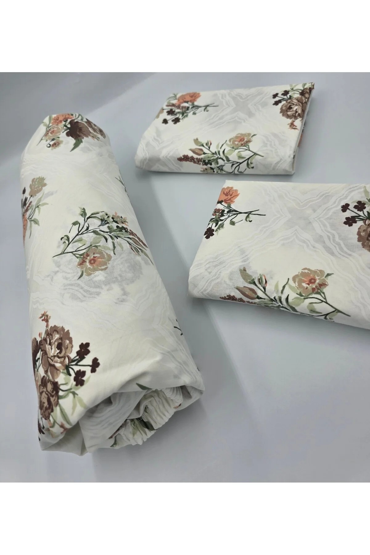 Yeni Sezon | %100 Pamuk Lastikli Çarşaf + Yastık Kılıfı | Derin Köşe (28-30 cm)