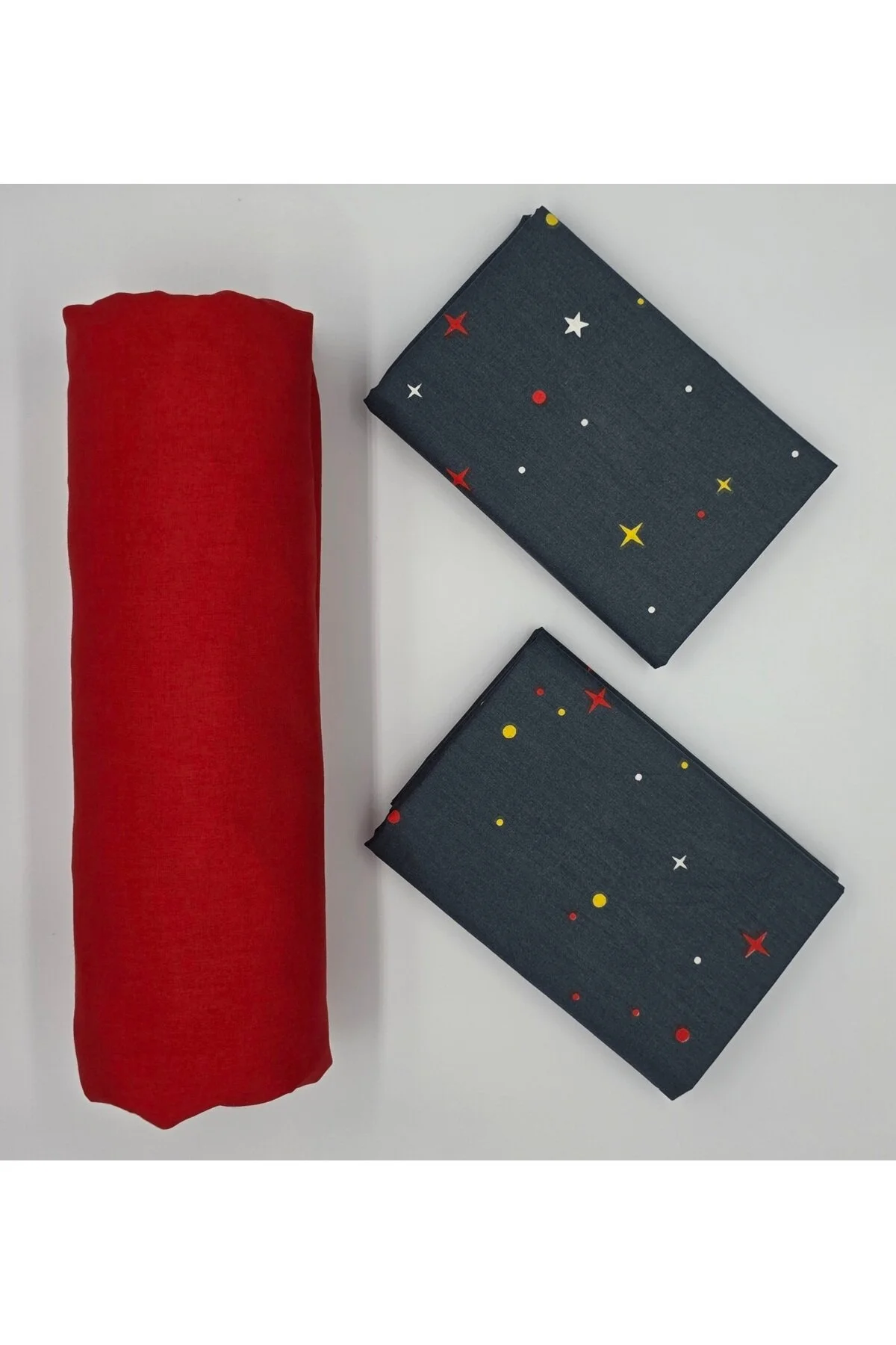 Yeni Sezon | %100 Pamuk Lastikli Çarşaf + Yastık Kılıfı | Derin Köşe (28-30 cm)