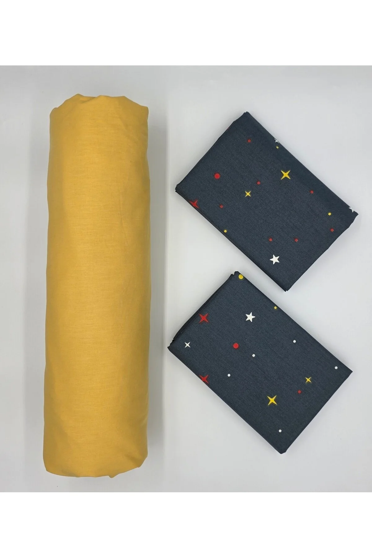 Yeni Sezon | %100 Pamuk Lastikli Çarşaf + Yastık Kılıfı | Derin Köşe (28-30 cm)