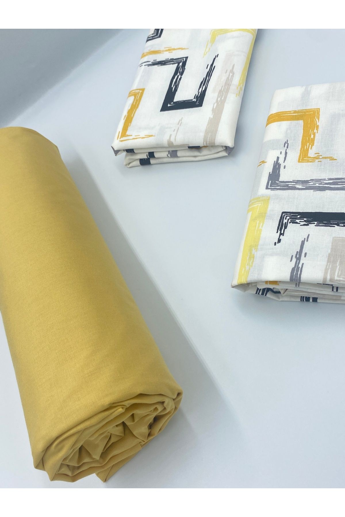 %100 Organik Pamuk Yumuşak Kumaş Lastikli Çarşaf | Yastık Kılıfı Köşe Derinliği 28-30cm