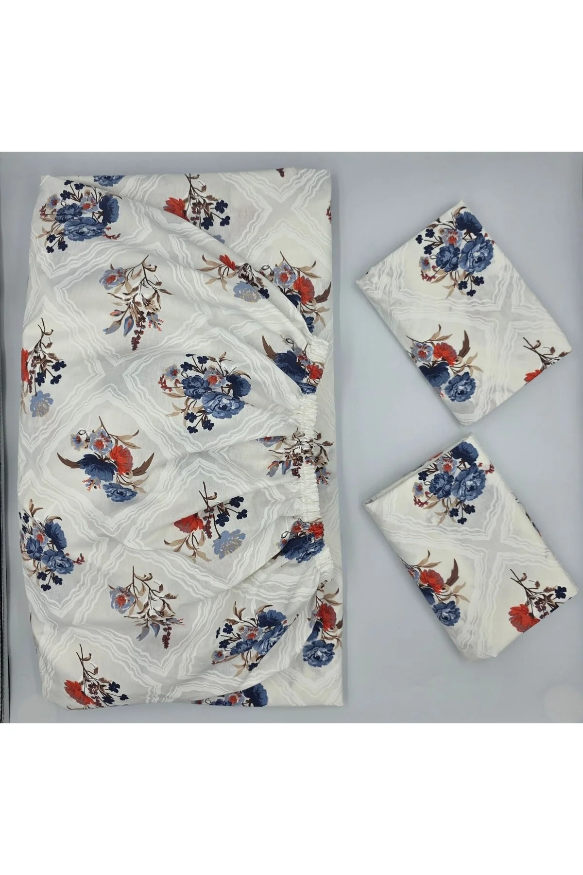Yeni Sezon | %100 Pamuk Lastikli Çarşaf + Yastık Kılıfı | Derin Köşe (28-30 cm)