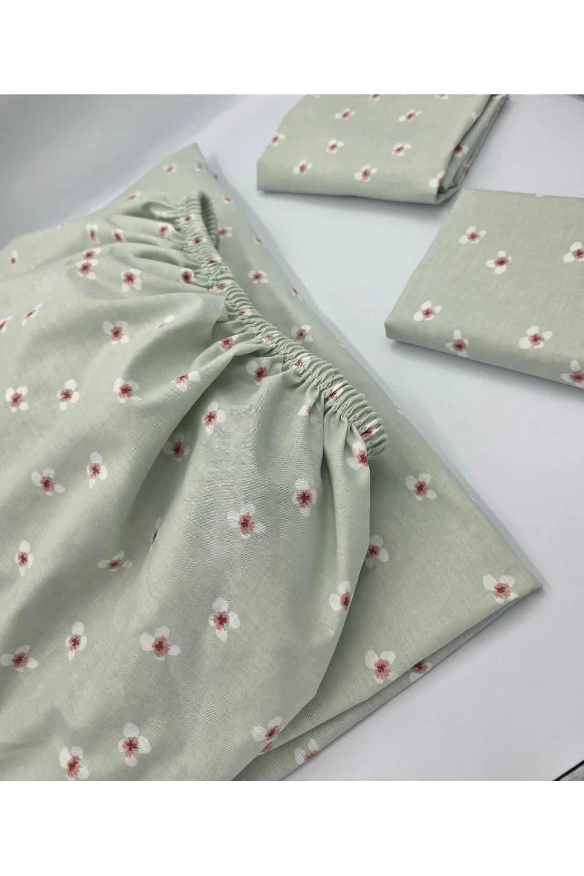 Yeni Sezon | %100 Pamuk Lastikli Çarşaf + Yastık Kılıfı | Derin Köşe (28-30 cm)