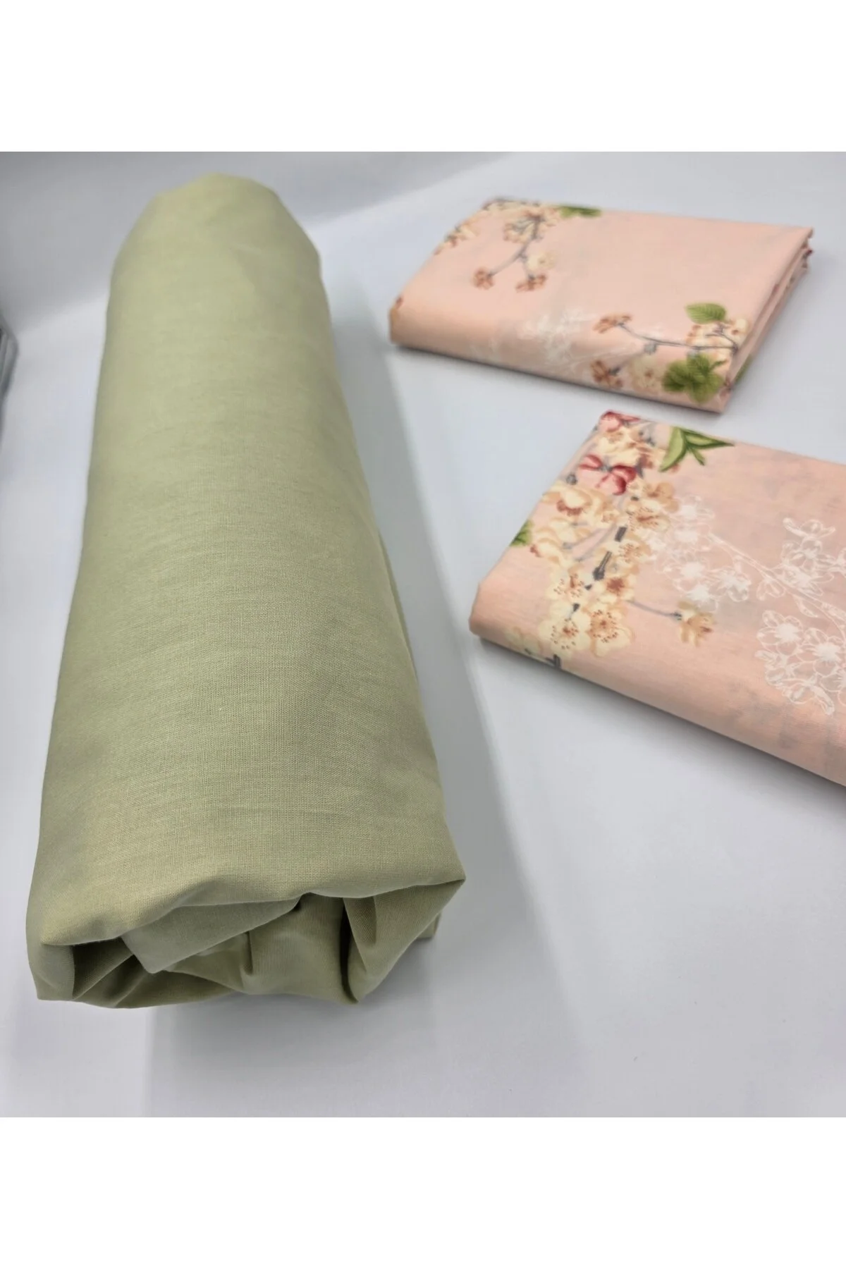 Yeni Sezon | %100 Pamuk Lastikli Çarşaf + Yastık Kılıfı | Derin Köşe (28-30 cm)
