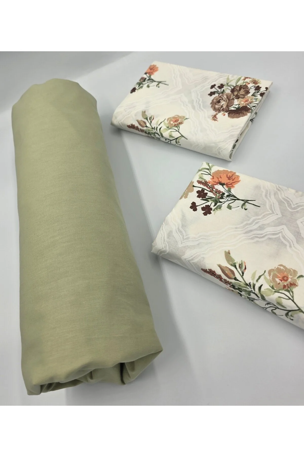 Yeni Sezon | %100 Pamuk Lastikli Çarşaf + Yastık Kılıfı | Derin Köşe (28-30 cm)