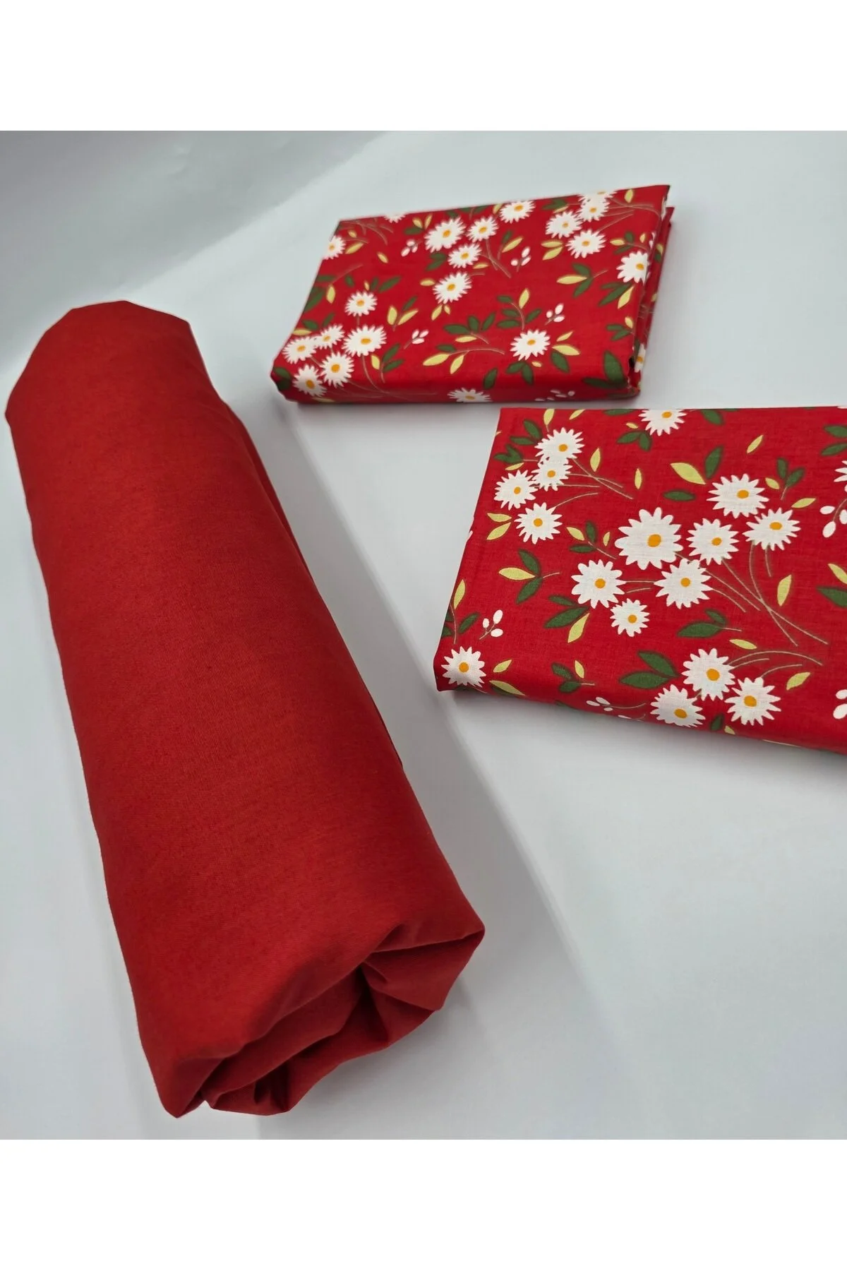 Yeni Sezon | %100 Pamuk Lastikli Çarşaf + Yastık Kılıfı | Derin Köşe (28-30 cm)