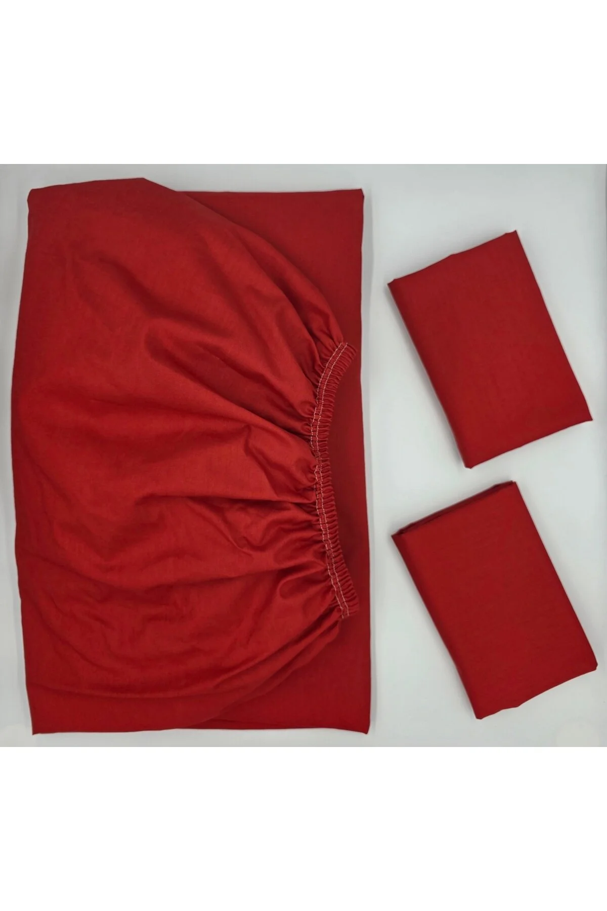 Yeni Sezon | %100 Pamuk Lastikli Çarşaf + Yastık Kılıfı | Derin Köşe (28-30 cm)