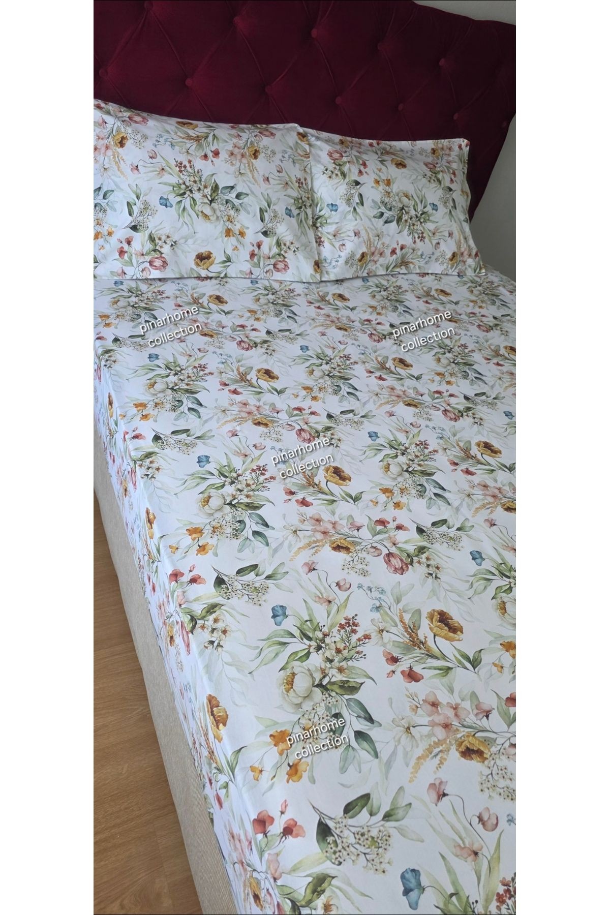 3 BOYUTLU DİJİTAL BASKI YENİ SEZON%100 PAMUK LASTİKLİ ÇARŞAF+YASTIK KILIFI KÖŞE DERİNLİĞİ 28-30 CM