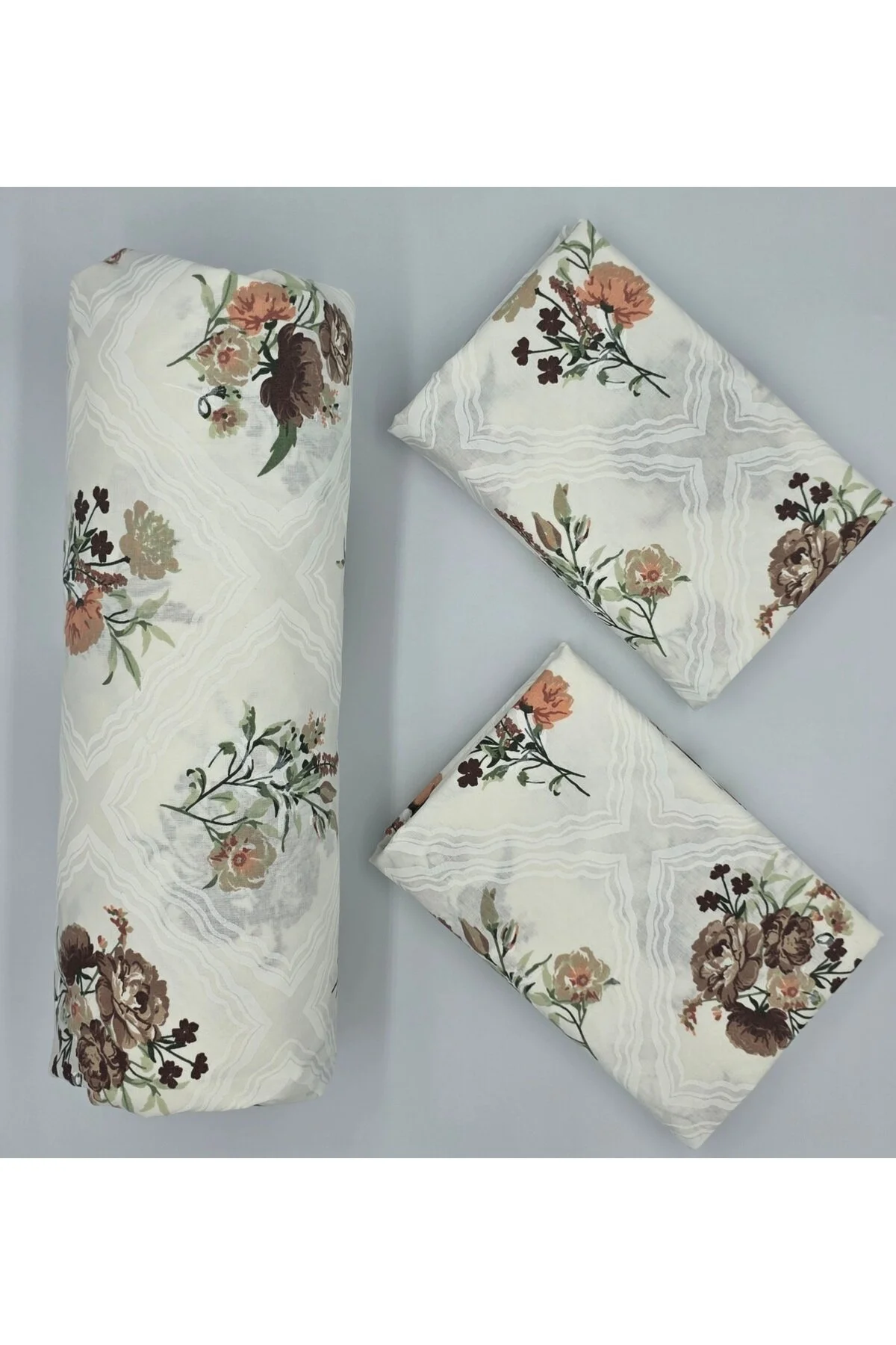 Yeni Sezon | %100 Pamuk Lastikli Çarşaf + Yastık Kılıfı | Derin Köşe (28-30 cm)