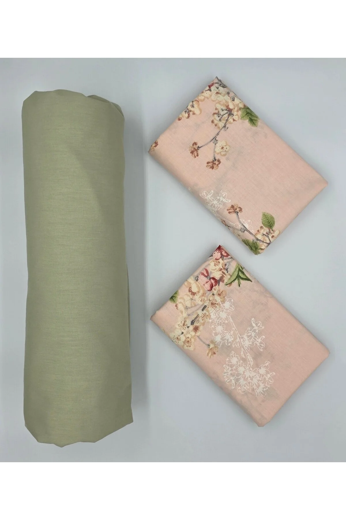 Yeni Sezon | %100 Pamuk Lastikli Çarşaf + Yastık Kılıfı | Derin Köşe (28-30 cm)
