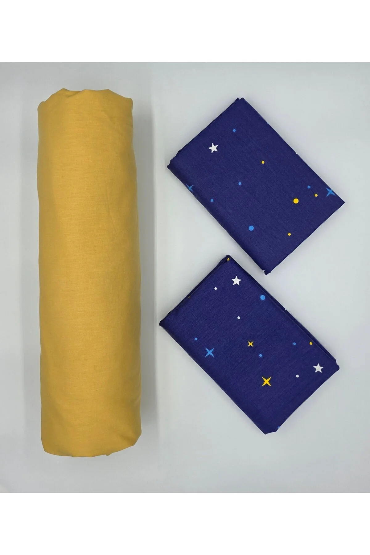 Yeni Sezon | %100 Pamuk Lastikli Çarşaf + Yastık Kılıfı | Derin Köşe (28-30 cm)