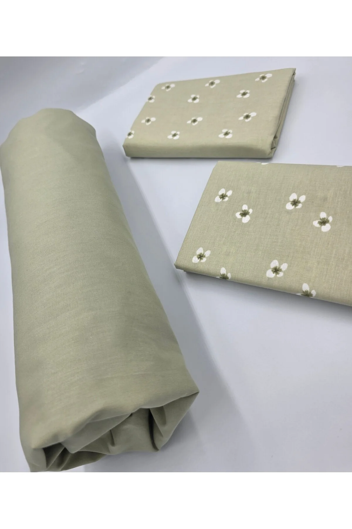 Yeni Sezon | %100 Pamuk Lastikli Çarşaf + Yastık Kılıfı | Derin Köşe (28-30 cm)