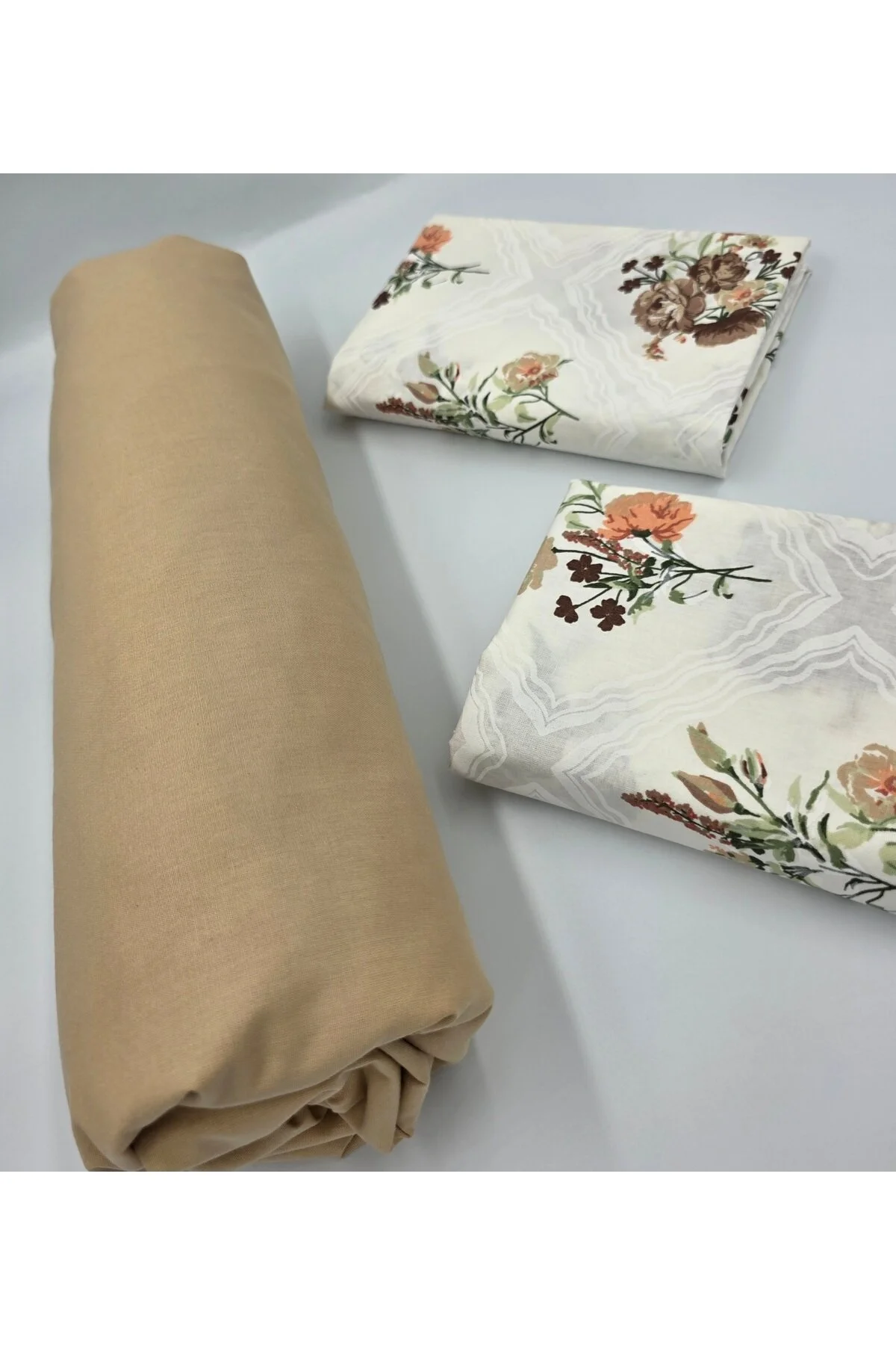 Yeni Sezon | %100 Pamuk Lastikli Çarşaf + Yastık Kılıfı | Derin Köşe (28-30 cm)