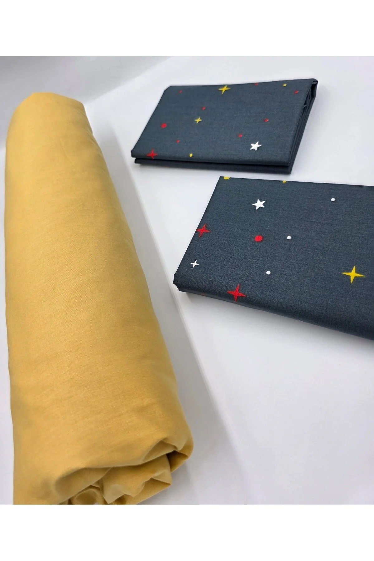 Yeni Sezon | %100 Pamuk Lastikli Çarşaf + Yastık Kılıfı | Derin Köşe (28-30 cm)