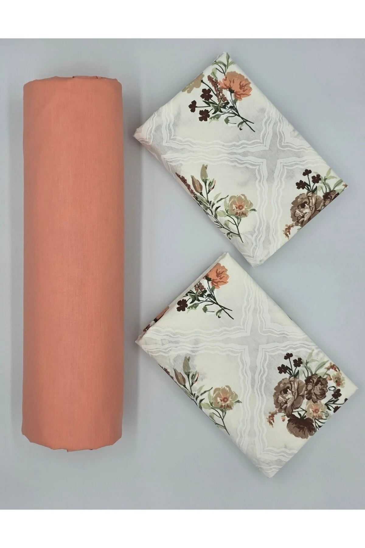 Yeni Sezon | %100 Pamuk Lastikli Çarşaf + Yastık Kılıfı | Derin Köşe (28-30 cm)