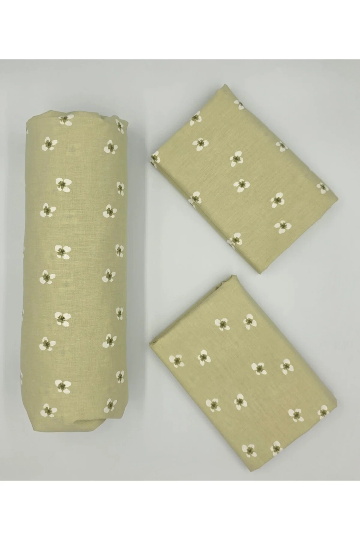 Yeni Sezon | %100 Pamuk Lastikli Çarşaf + Yastık Kılıfı | Derin Köşe (28-30 cm)