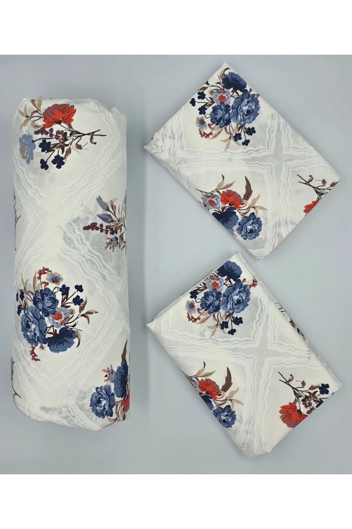 Yeni Sezon | %100 Pamuk Lastikli Çarşaf + Yastık Kılıfı | Derin Köşe (28-30 cm)