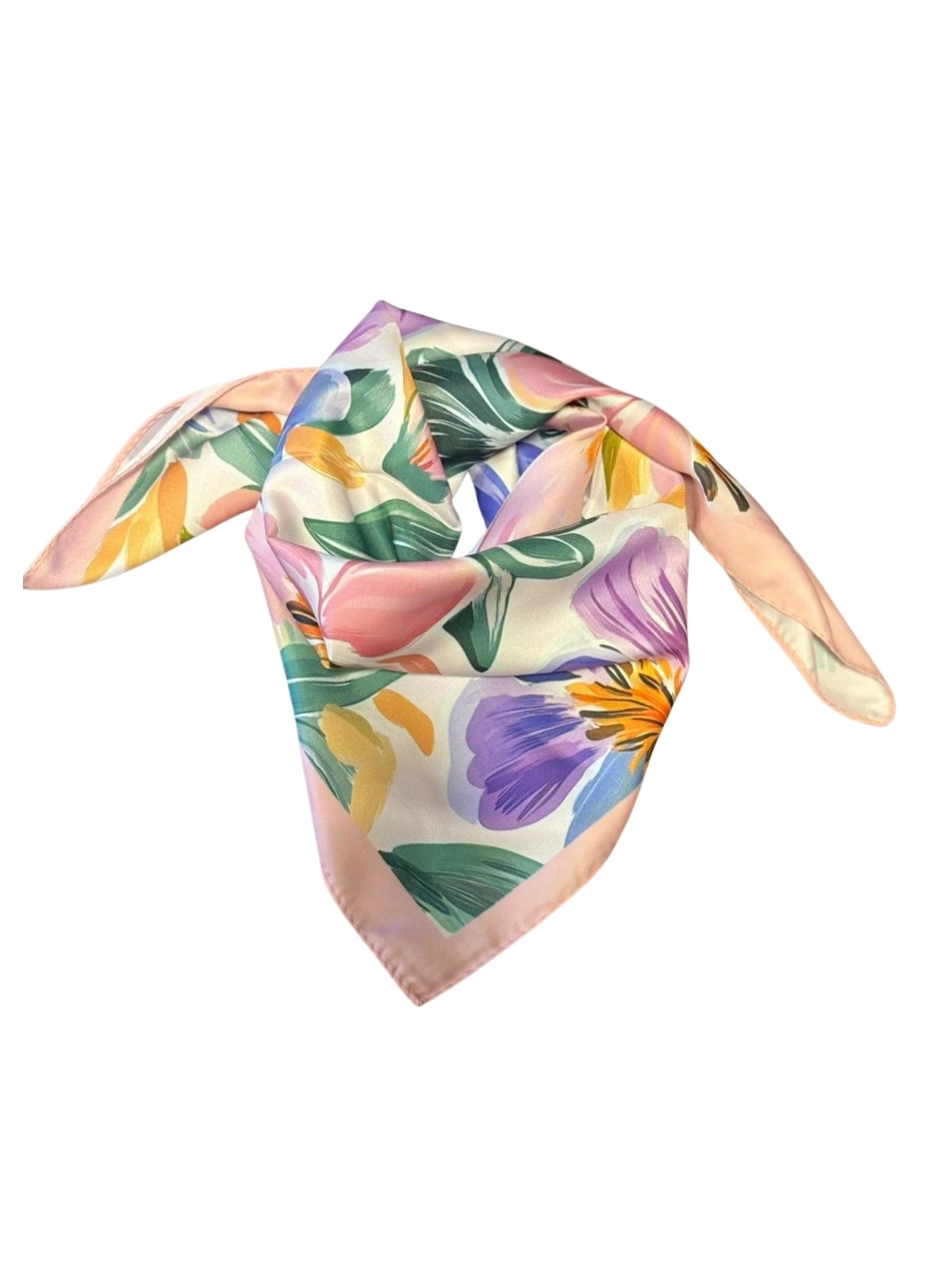 Soft Çiçekli Fular