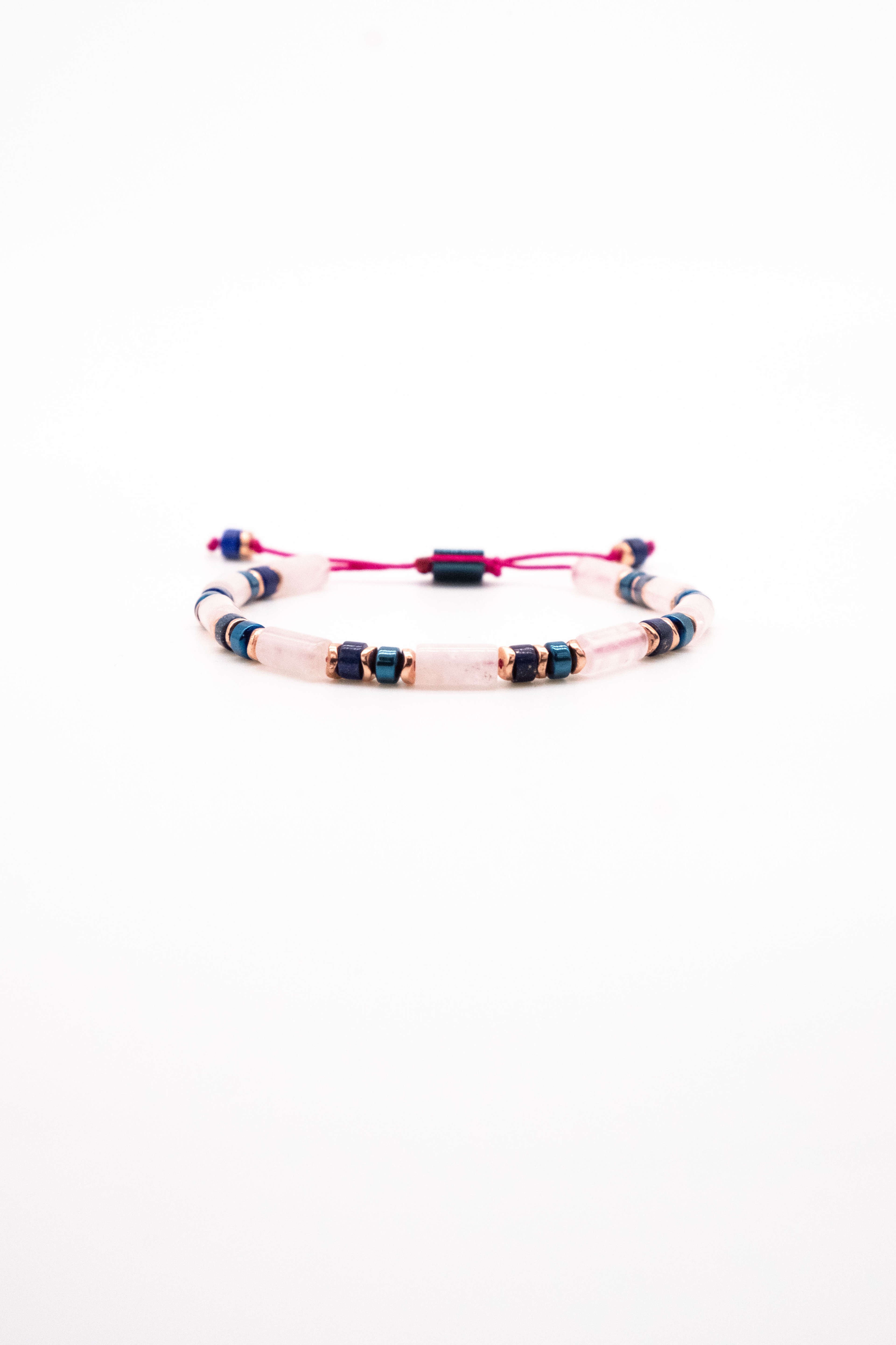 Pembe Kuvars & Lapus Lazuli Bileklik
