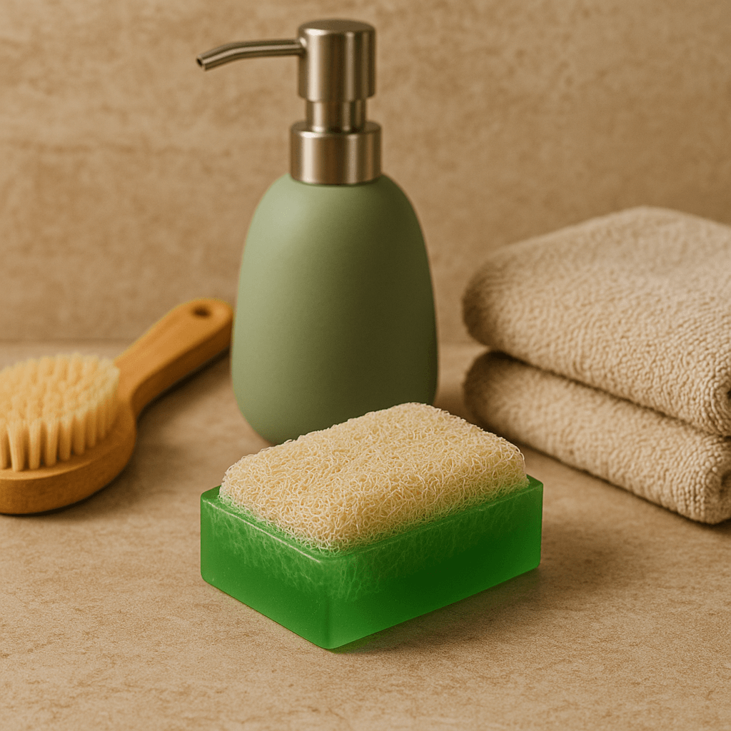 Kabak Lifli Aloe Vera Özlü Doğal Sabun