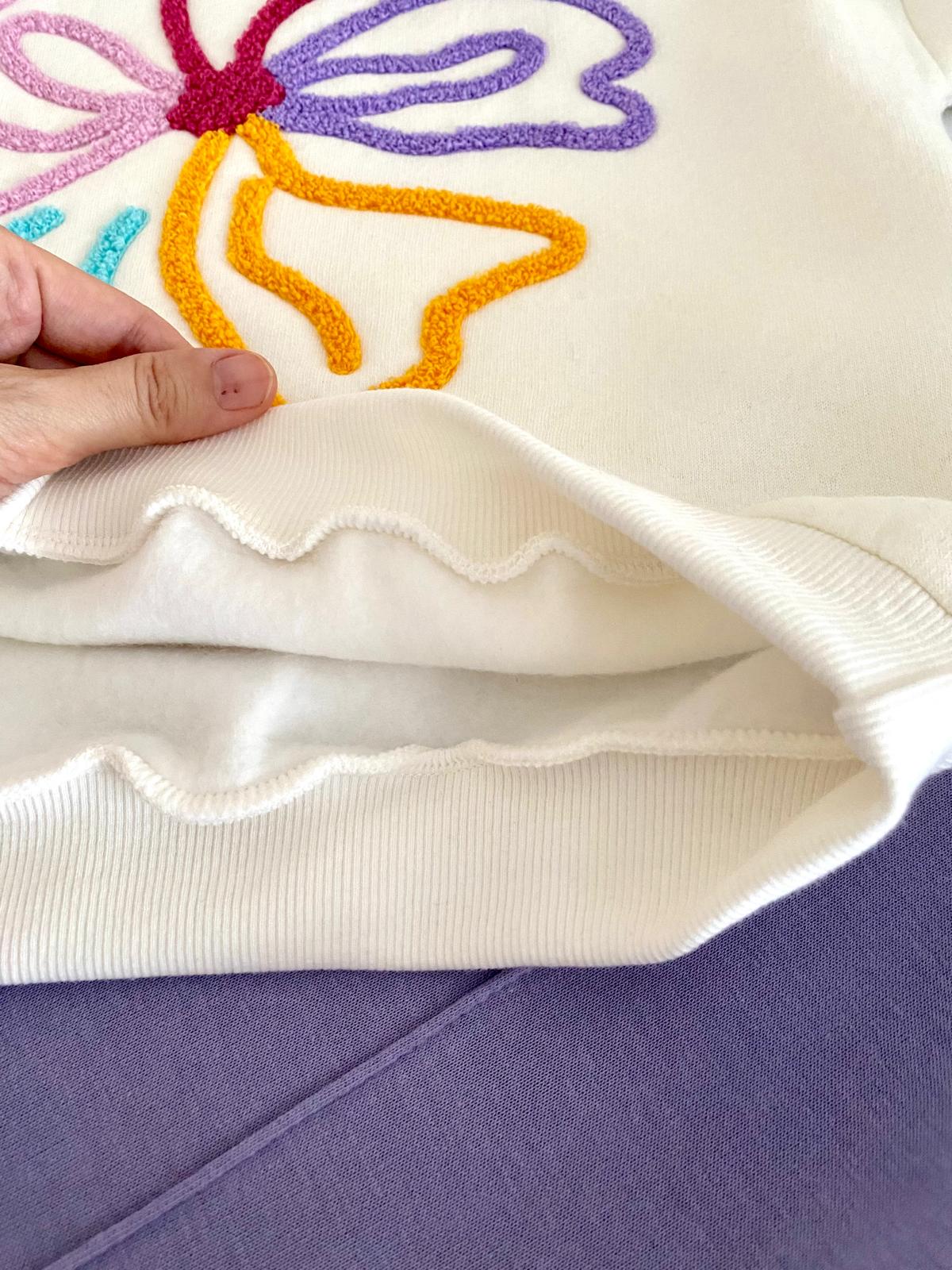 ŞARDONLU BÜYÜK ÇİÇEKLİ KIZ TAKIMI