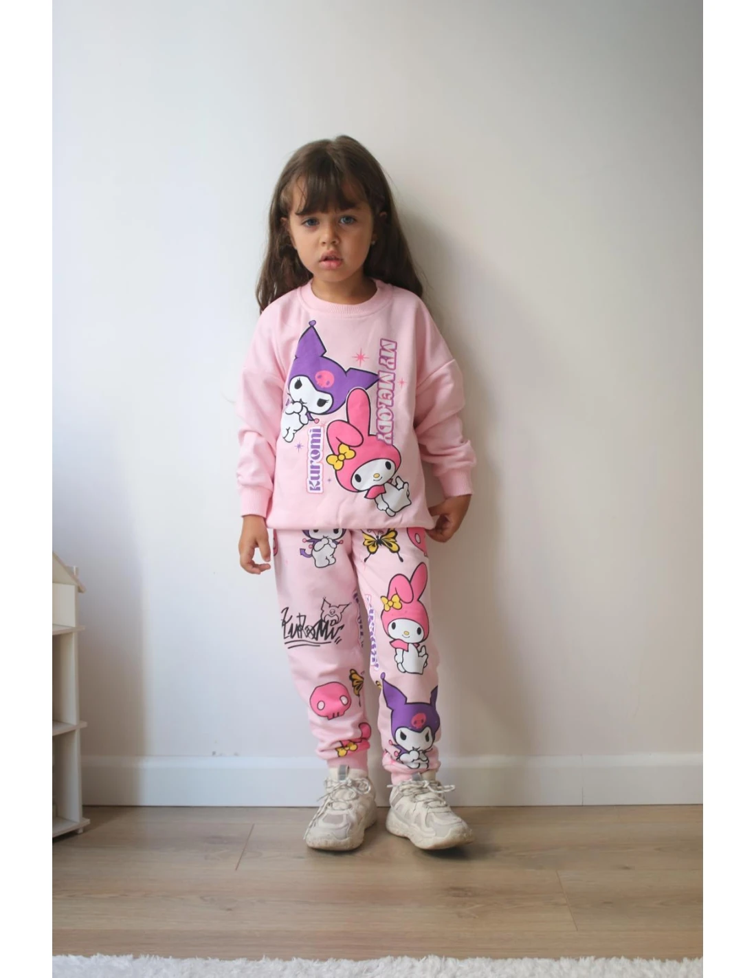 Yeni Sezon 2'li My Melody Baskılı Pijama Takım Kız