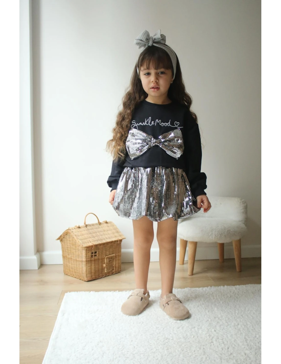 Yeni Sezon 2'li Etekli & Fiyonk Desenli Takım