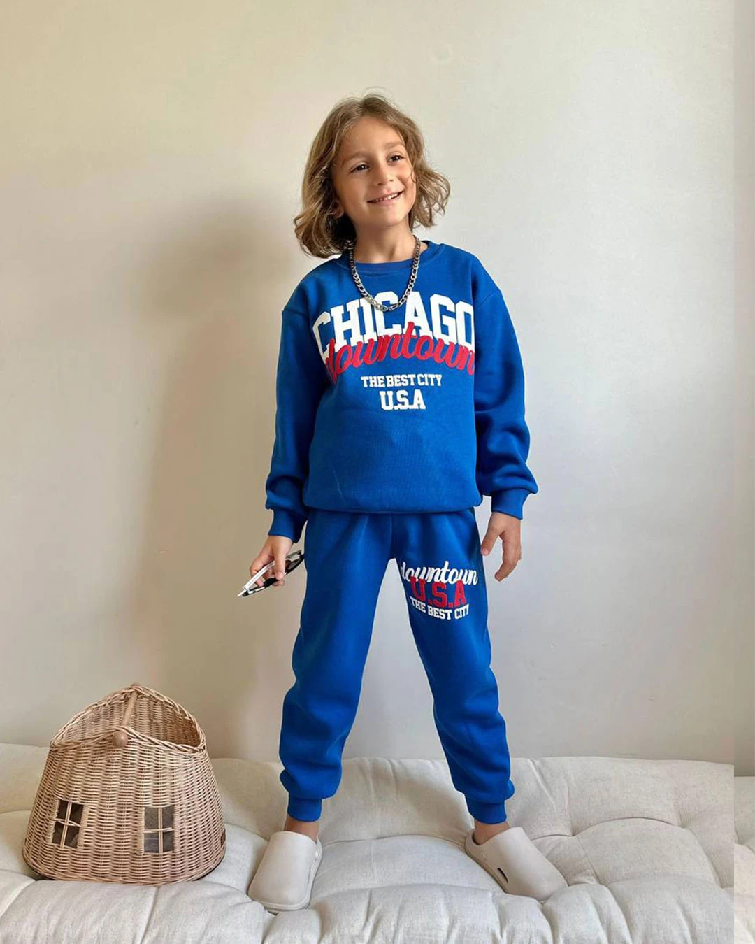 Chicago 3 İp Şardonlu Takım