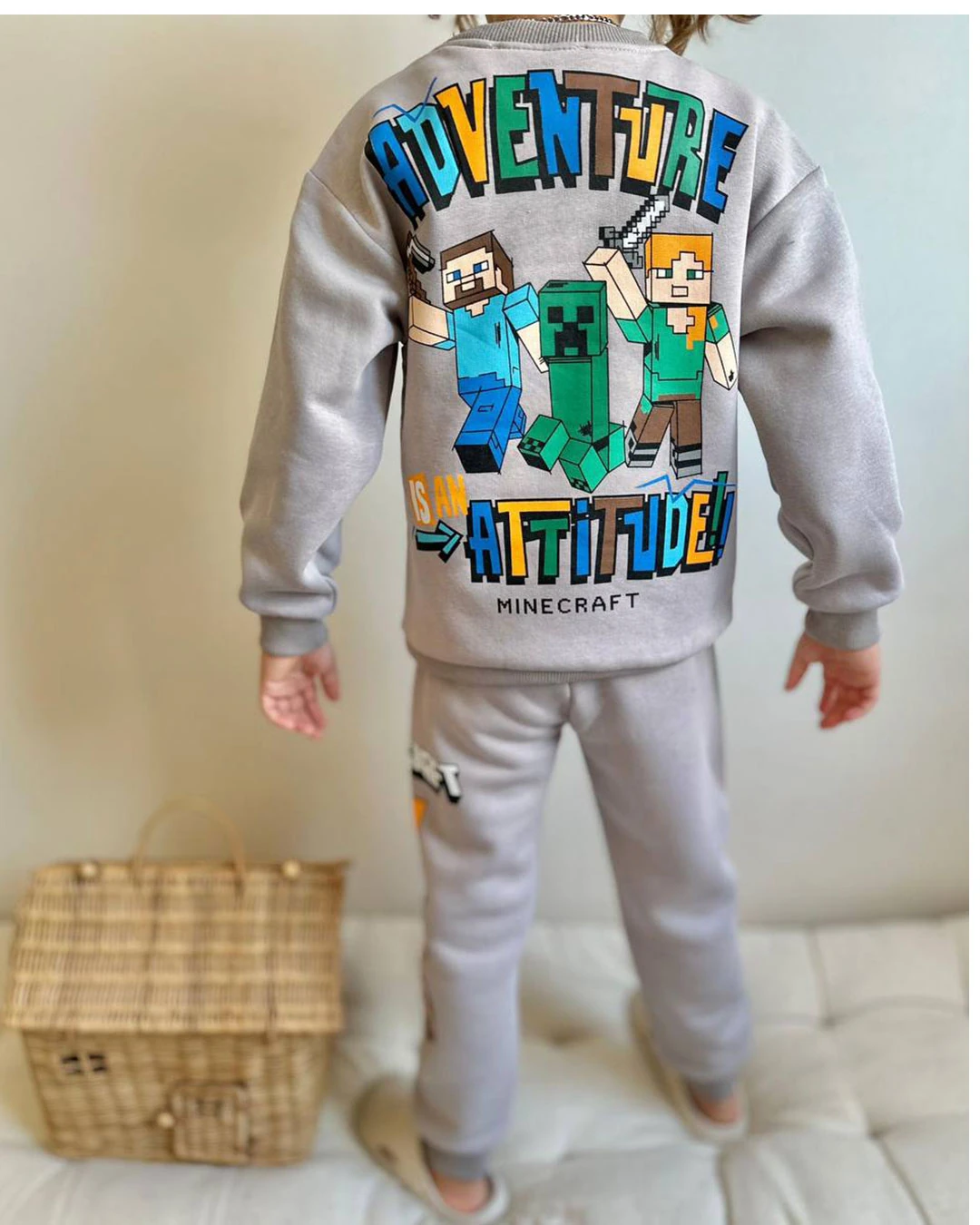 Adventure Baskılı 3 İplik Şardonlu Takım